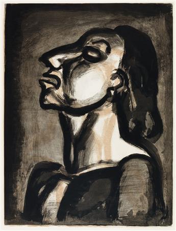 GEORGES ROUAULT Three aquatints from Miserere.